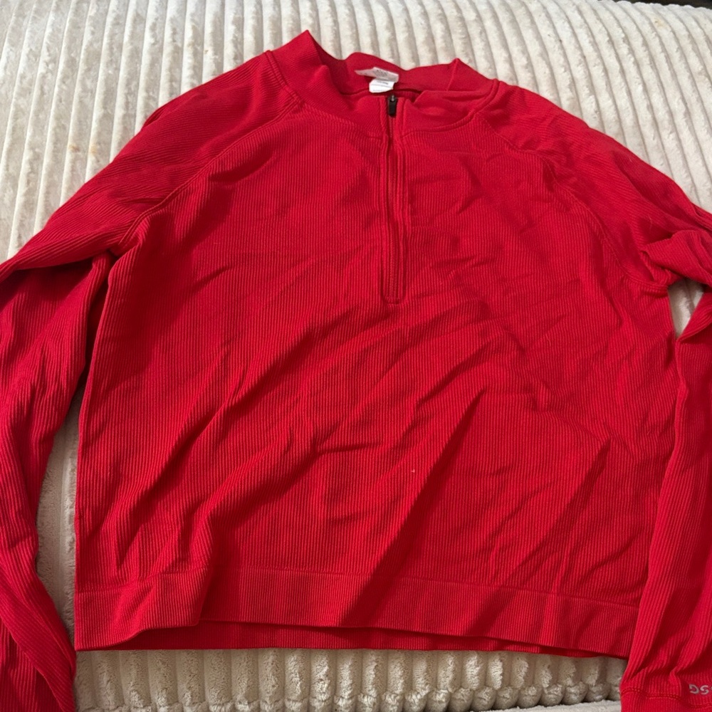 DSG workout Red Quarter-Zip Pullover